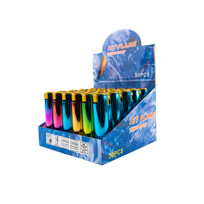 Sparkys Metallic Jet Lighters (30 Pack)