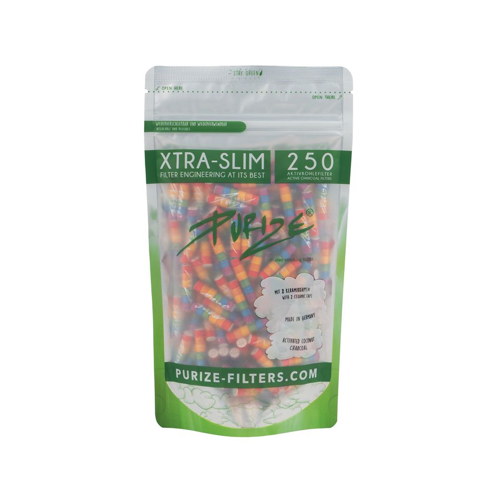 PURIZE® Activated Carbon Xtra Slim Filters Bag (250 pcs)