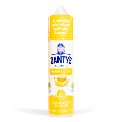 Dainty's 50ml E-Liquid Shortfills - Banana Cake
