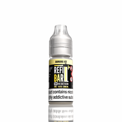 Refill Bar Salts Banana Ice 10ml 50vg - (Pack Of 20)