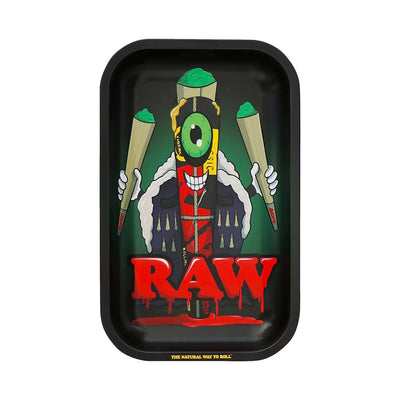 RAW 'Black Cone Monster' Rolling Tray (Small 11