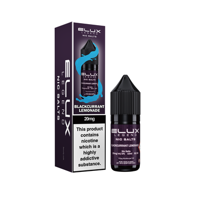 Elux Legend Nic Salts: Blackcurrant Lemonade - 20mg (10 Pack)