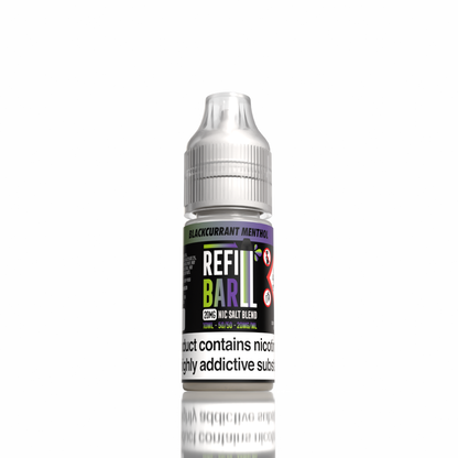 Refill Bar Salts Blackcurrant Menthol 10ml 50vg - (Pack Of 20)