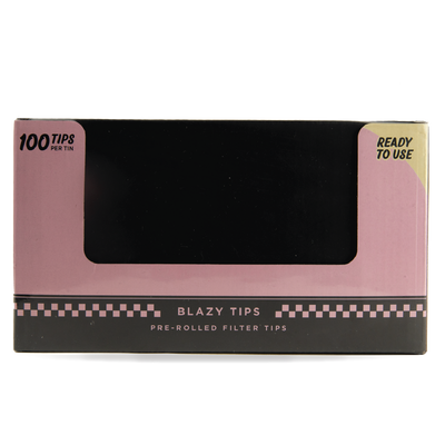 Blazy Susan Pre-Rolled Filter Tips in Tins: 100 Tips per Tin (12 Pack)