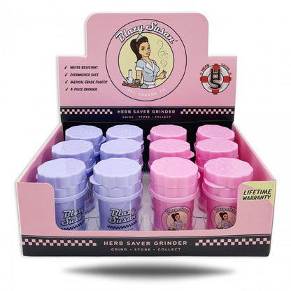 Blazy Susan 4-Piece Mini Herb Saver Grinders (12 pcs)