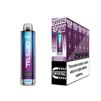 Bloody Bar Crystal 10K Pod Kits: Blackberry Raspberry - 20mg