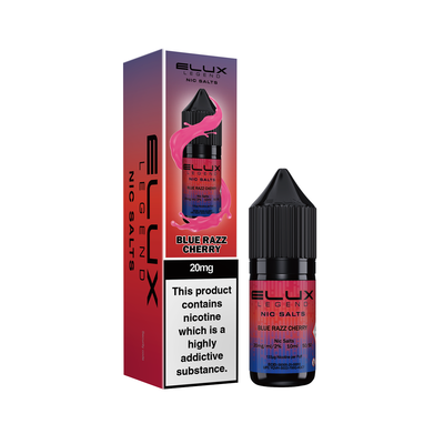 Elux Legend Nic Salts: Blue Razz Cherry - 20mg (10 Pack)
