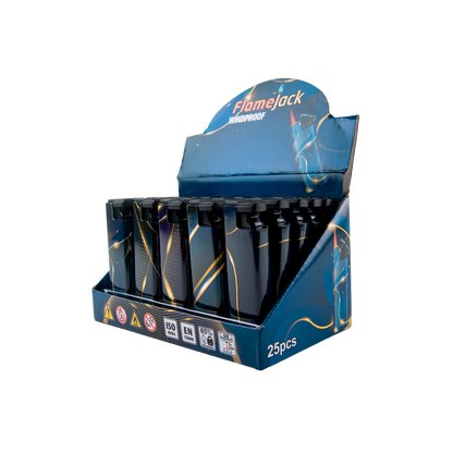 Flamejack Windproof Lighters (25 Pack)