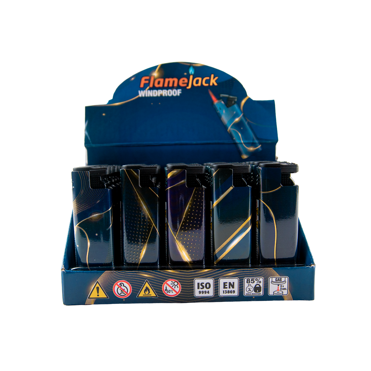 Flamejack Windproof Lighters (25 Pack)