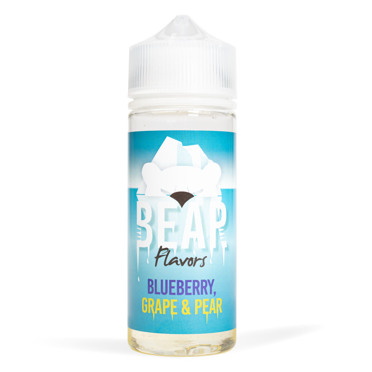 Bear 100Ml E Liquid Shortfills Blueberry, Grape & Pear 100Ml
