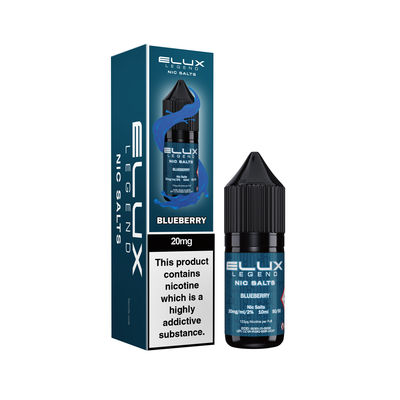 Elux Legend Nic Salts: Blueberry - 10mg (10 Pack)