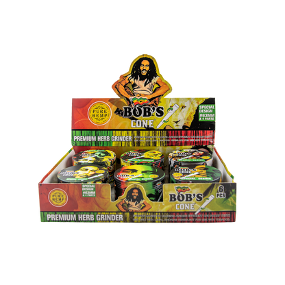 Bobs Cones 4 Piece Metal Grinders 63MM (6 Pack)