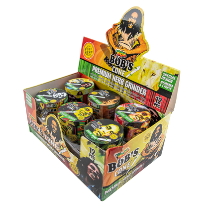 Bobs cones premium herb metal grinder 12 pack