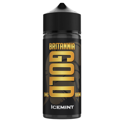 Britannia Gold Shortfill Ice Mint 100ml 0mg 40vg - (CDU 5)