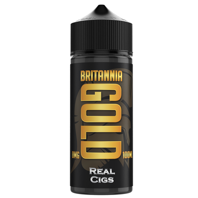 Britannia Gold Shortfill Real Cigs 100ml 0mg 40vg - (CDU 5)