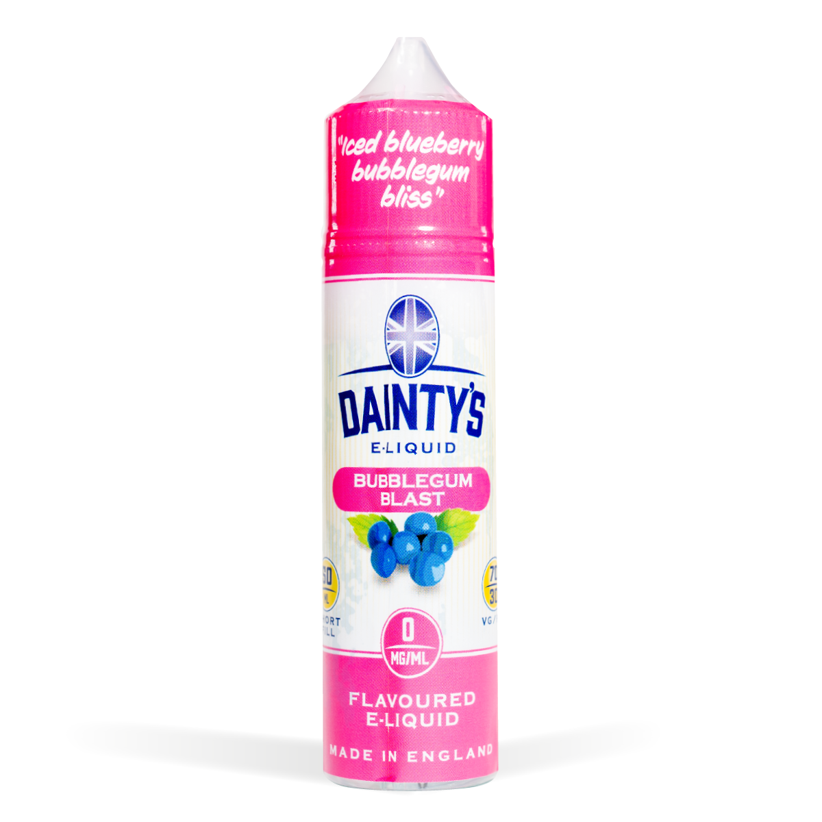 Dainty'S 50Ml E Liquid Shortfills Bubblegum Blast 50Ml
