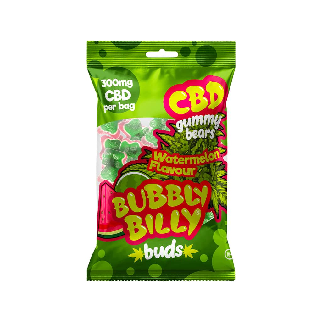 Bubbly Billy Watermelon CBD Gummy Bears 300mg