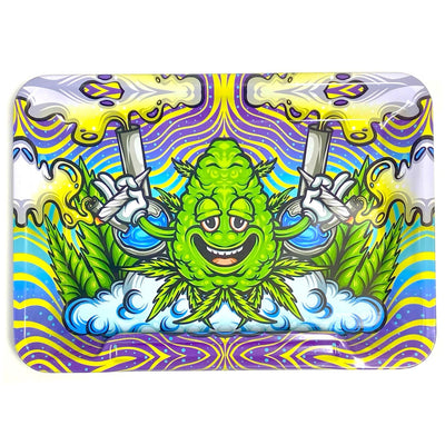 Wise Skies 'Bud Man' Small Rolling Tray