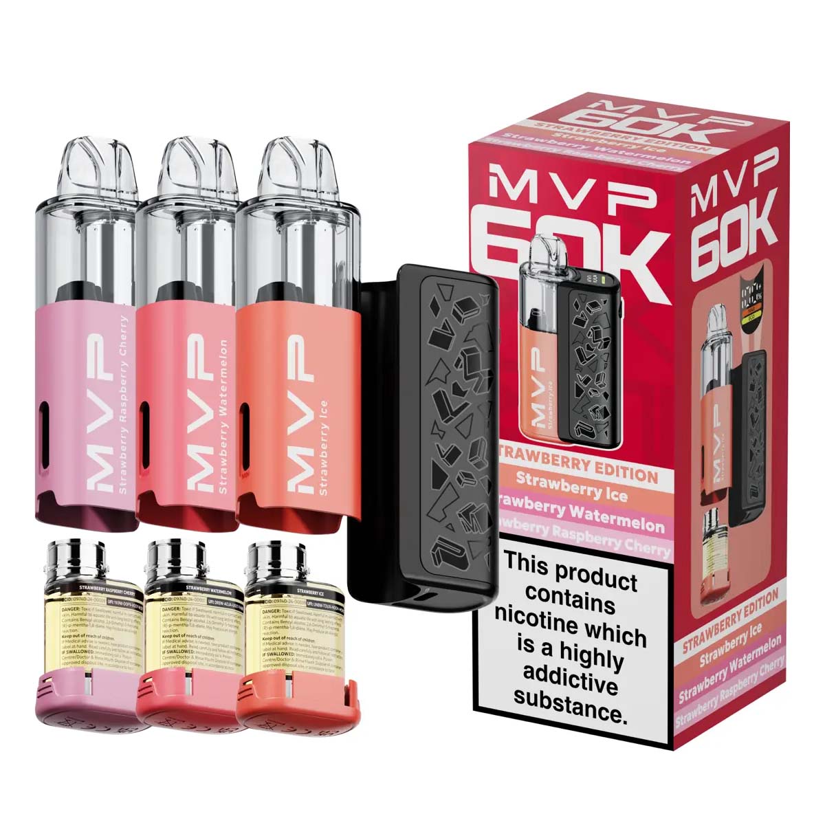 Innokin MVP 60K Pre-Filled Vape Kits: Strawberry Edition