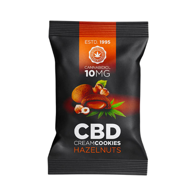 Multitrance: CBD Hazelnut Cream Cookies 10MG 17G (24 Pack)
