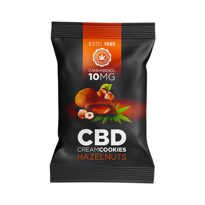 Multitrance: CBD Hazelnut Cream Cookies 10MG 17G (24 Pack)