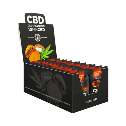 Multitrance: CBD Hazelnut Cream Cookies 10MG 17G (24 Pack)