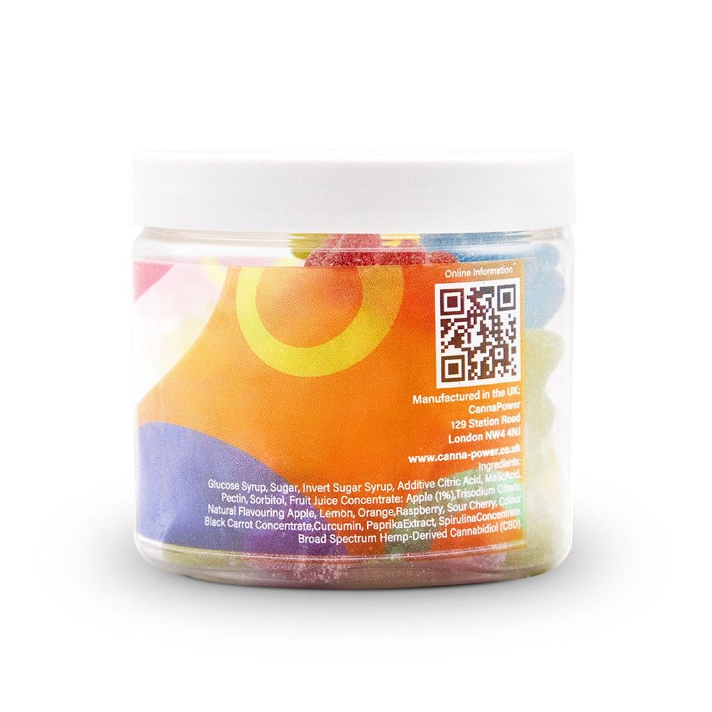 Cannapower CBD Infused Bears - 1200mg - 125g
