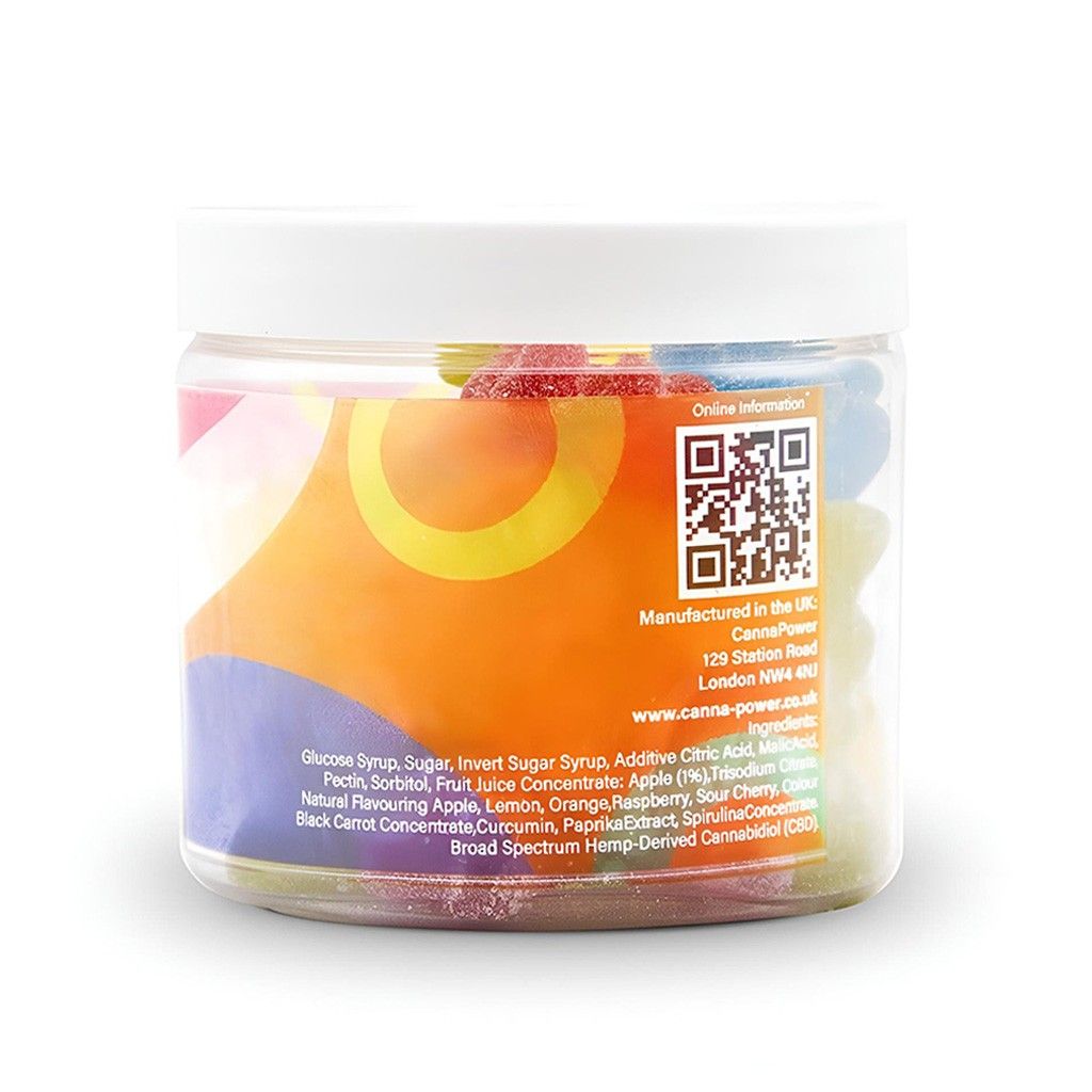 Cannapower CBD Infused Bears - 1200mg - 125g