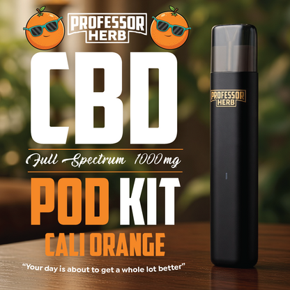 Professor Herb 1000mg CBD Full Spectrum 1ml Pod Kit