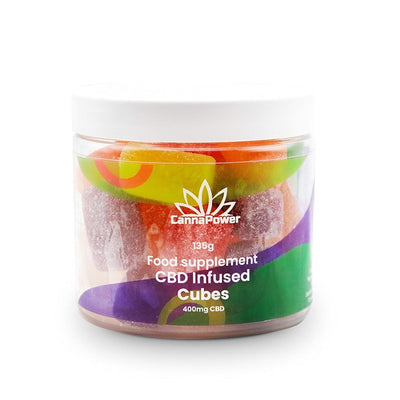 Cannapower CBD Infused Fruit Cubes - (125g)