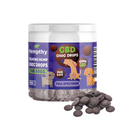 Hempthy CBD Dog Choc Drops - 500mg CBD