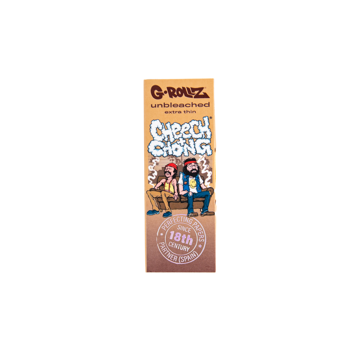 G-Rollz 'Cheech & Chong' 1-1/4 Unbleached Papers + Tips