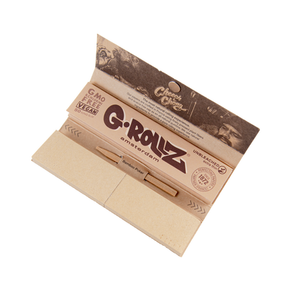G-Rollz 'Cheech & Chong' Unbleached Rolling Papers, Tips & Poker