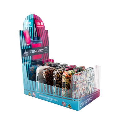 Zengaz Zl-13 Chic Wing Jet Lighters (12 Pack)