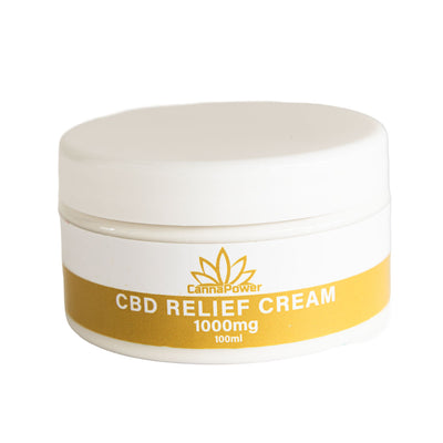 Cannapower CBD Relief Cream 1000mg - (100ml)