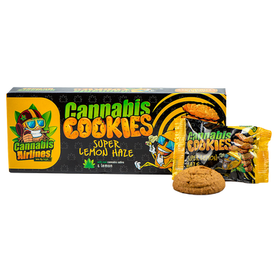 Euphoria Cannabis Airlines: Cannabis Cookies - Super Lemon Haze (6 Pack)