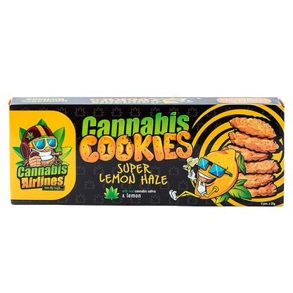 Euphoria Cannabis Airlines: Cannabis Cookies - Super Lemon Haze (6 Pack)