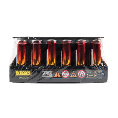 Clipper Lighters - Metal Dusk Gradient (30pcs)