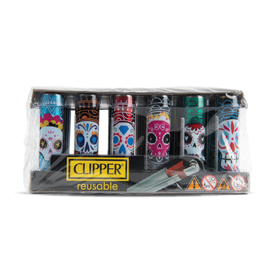 Clipper Lighters - Metal Mexican Life (30pcs)