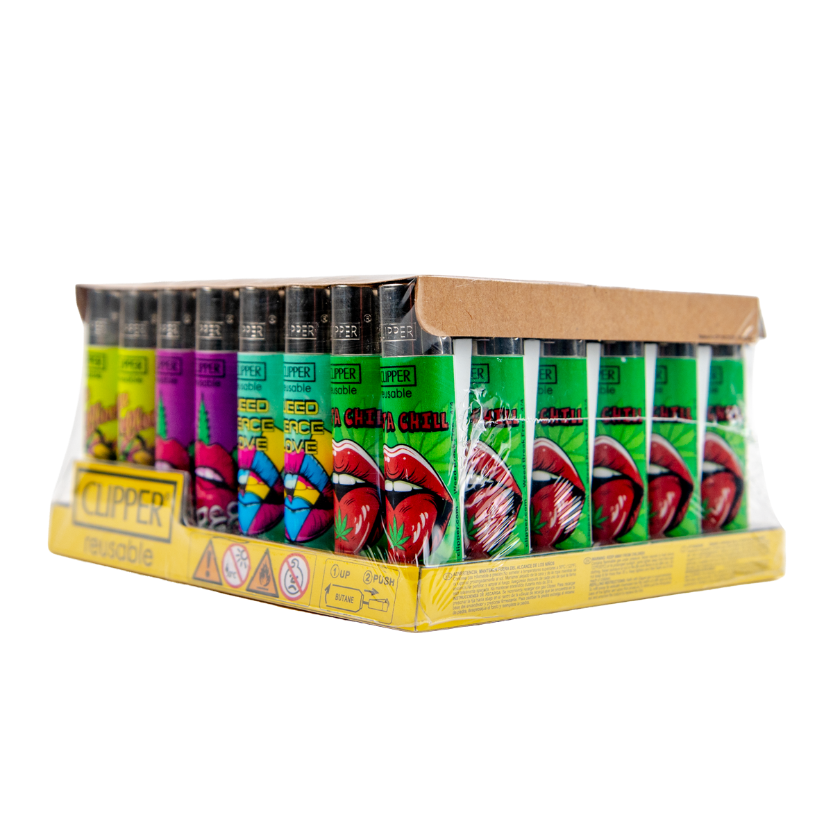 Clipper: Weed Break Free LB Lighters (48 Pack)