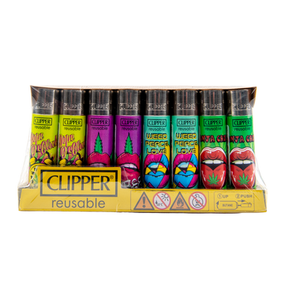 Clipper: Weed Break Free LB Lighters (48 Pack)