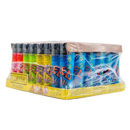 Clipper: Weed Flow LB Lighters (48 Pack)