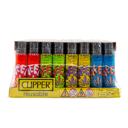Clipper: Weed Flow LB Lighters (48 Pack)