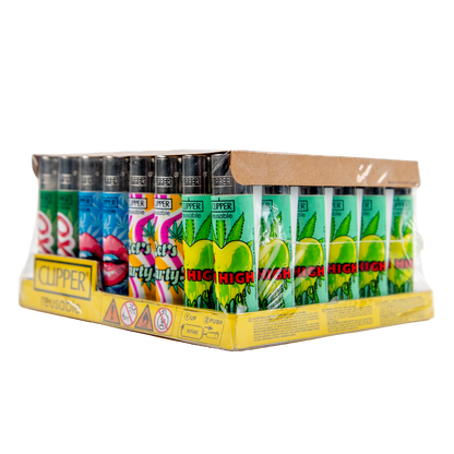 Clipper: Weed High LB Lighters (48 Pack)