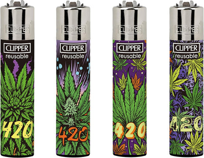 Clipper Lighters - Weed Leaf