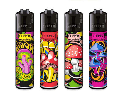 Clipper Lighters - Mushrooms
