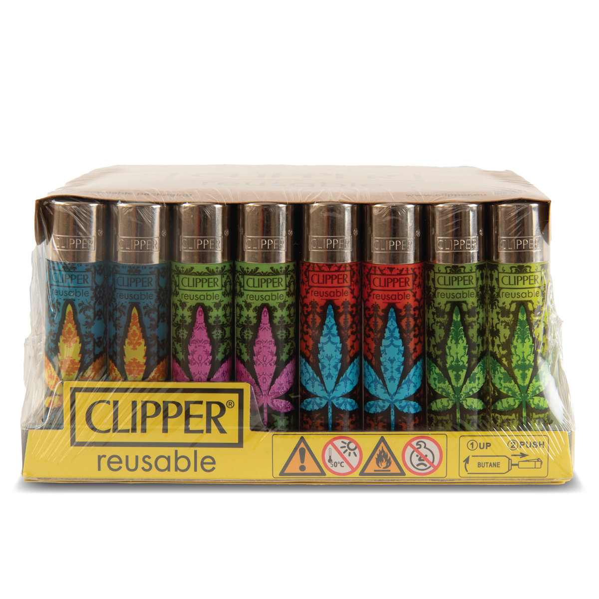 Clipper Lighters: Baroque Grass LB (48 Pack)