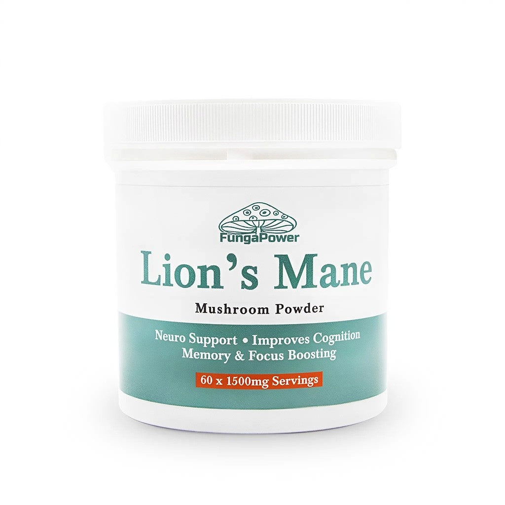 Fungapower Lions Mane Mushroom Powder - (60x1500mg)