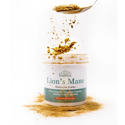 Fungapower Lions Mane Mushroom Powder - (60x1500mg)