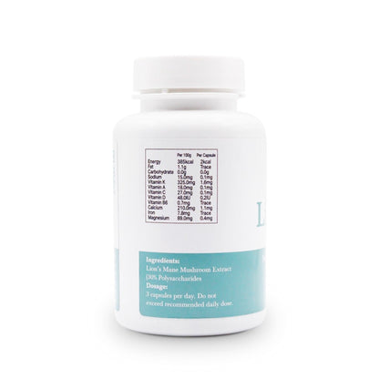 Fungapower Lions Mane Mushroom Capsules - (90x500mg)